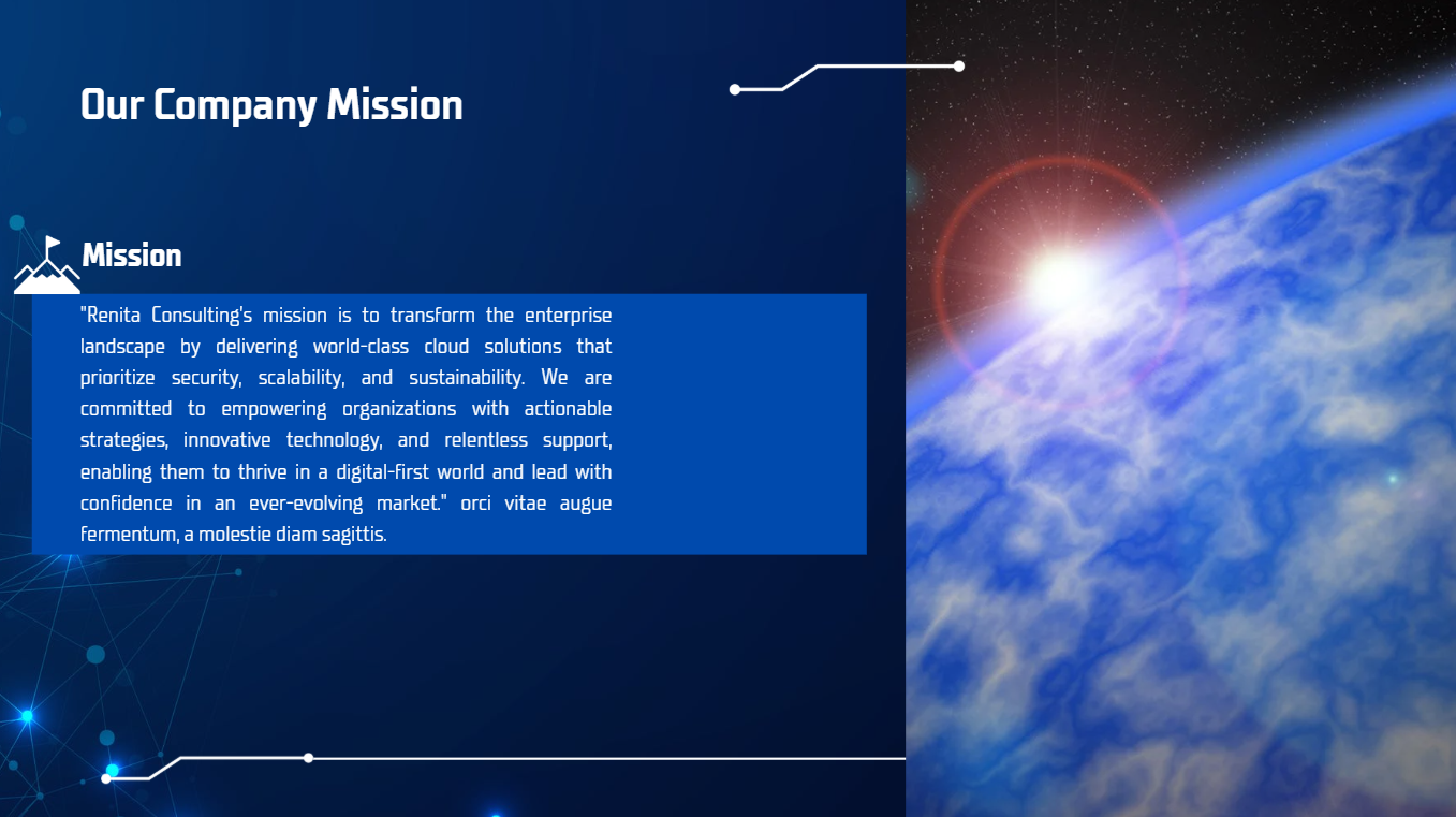 Renita IT Consulting company mission