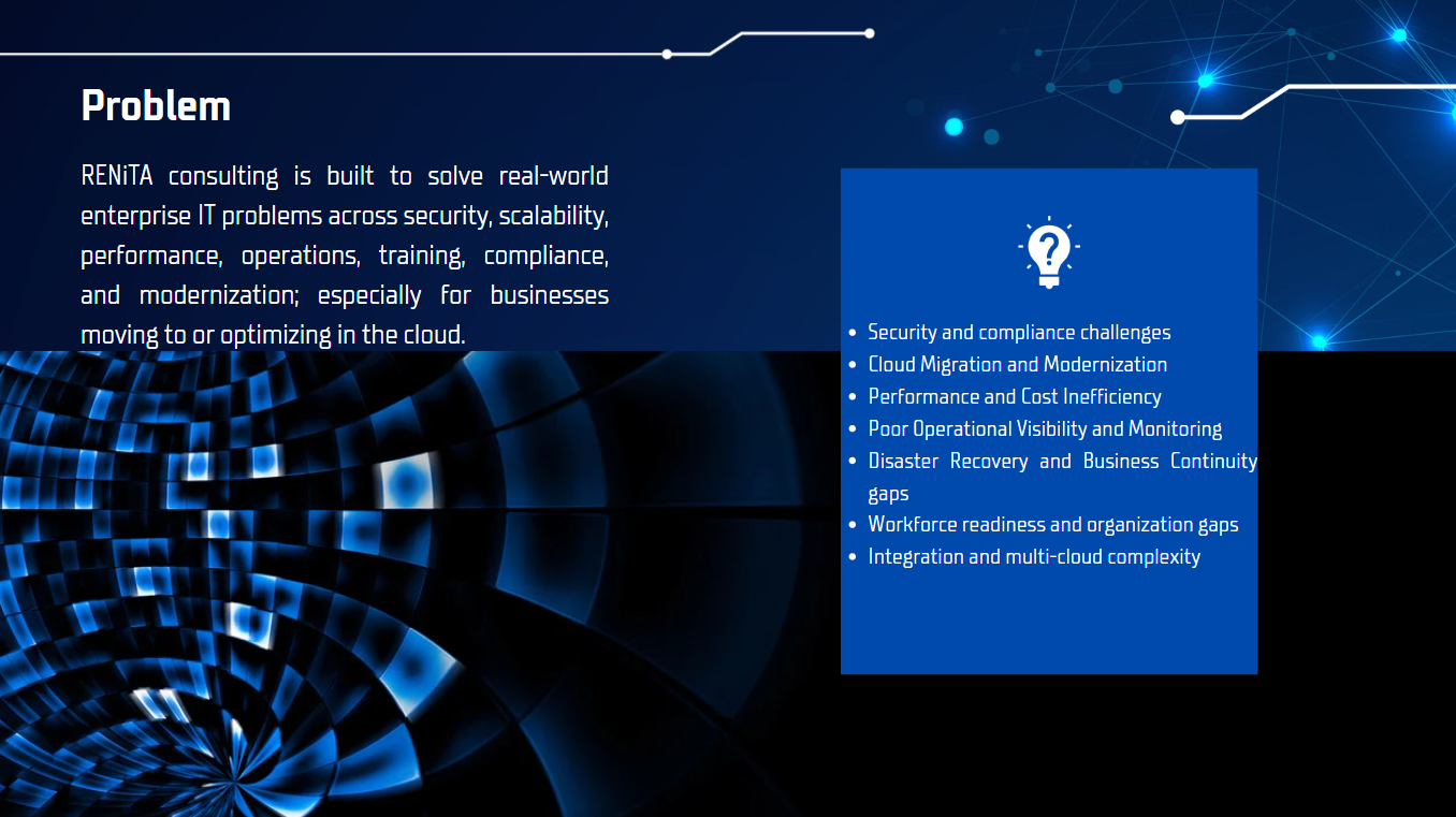 Problems Renita IT Consulting solves